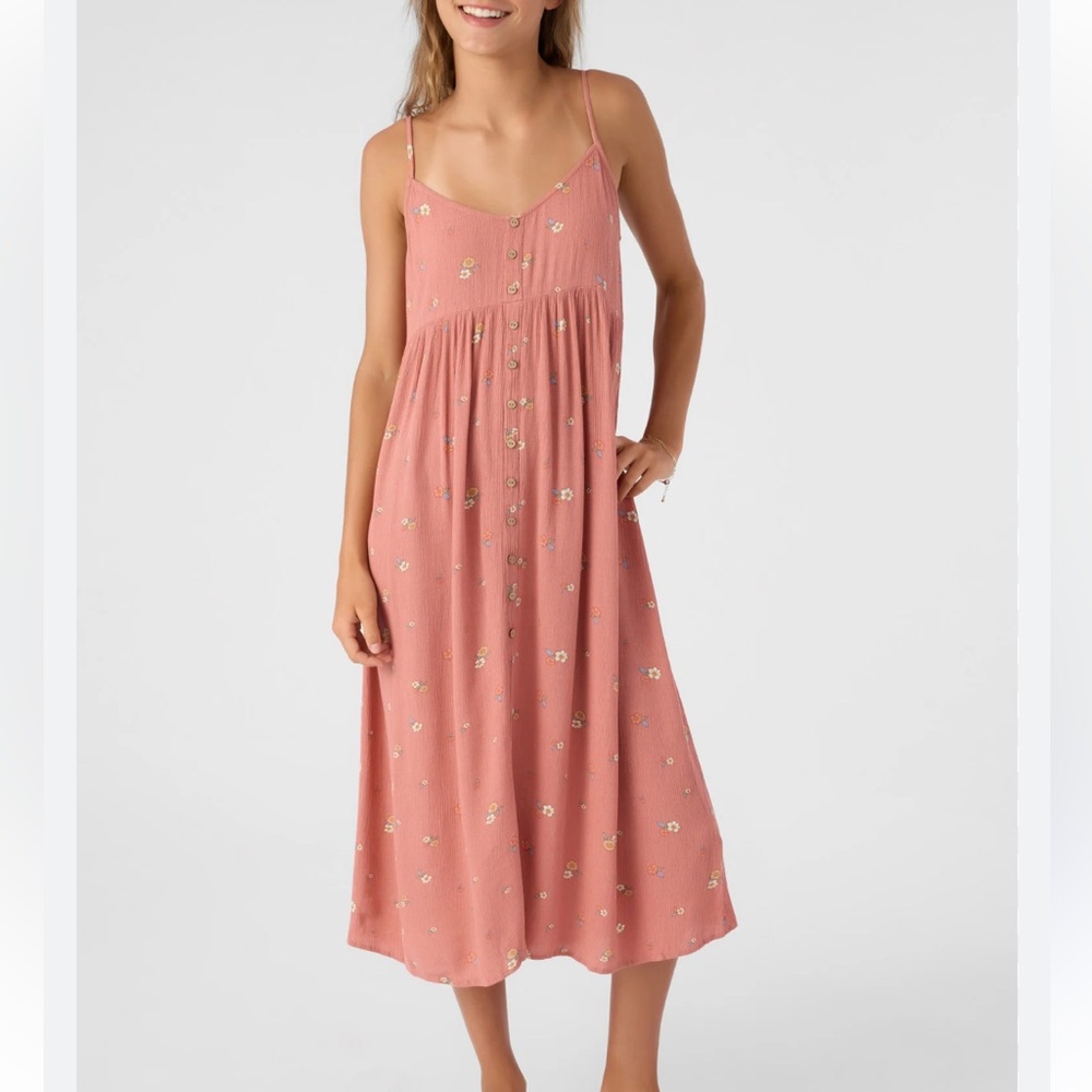 O'Neil girls nadya floral button midi dress